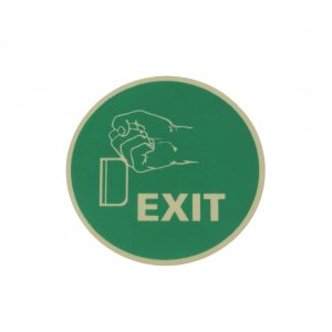 Exit-Aufkleber