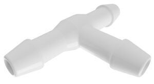 T-connector for wiper washer systems-white plastgic