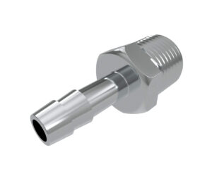 Hose connector for windshield wiper systems